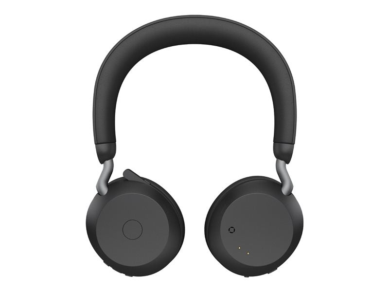 Jabra Evolve2 75 - USB-C Headset - on-ear - Bluetooth - wireless - active noise cancelling - USB-C - noise isolating - black - Optimised for UC - DRWORKS